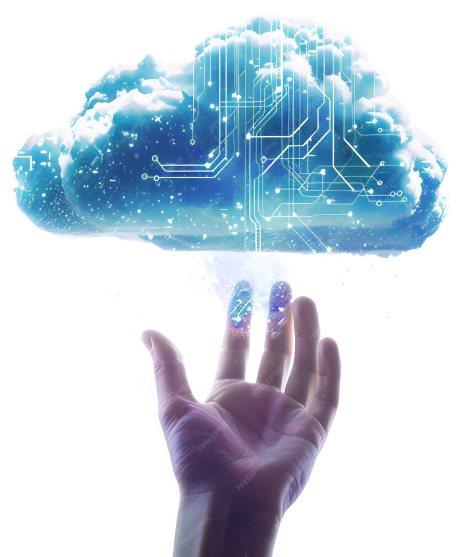 fusion cloud computing artificial intelligence conceptual illustration isolated 660 1